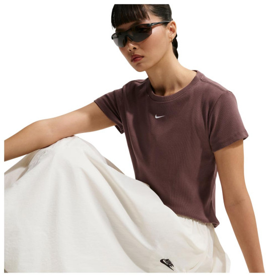 Nike Γυναικεία κοντομάνικη μπλούζα Sportswear Tight Ribbed T-Shirt